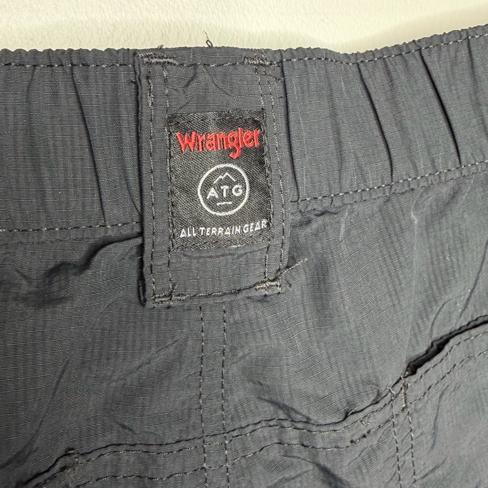 Wrangler ATG Black Outdoor Shorts with Red Logo 32 - Picture 3 of 5